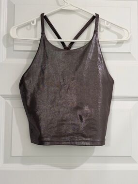 Old Navy Active Metallic Shimmer Sports Bra